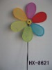 Wholesale Craft art garden outdoor decoration plastic windmill pinwheel wind wheel