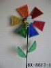 Wholesale Craft art garden outdoor decoration plastic windmill pinwheel wind wheel