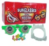Wholesale sunglass and teeth toy candy