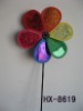 Wholesale Craft art garden outdoor decoration plastic windmill pinwheel wind wheel