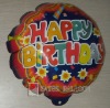 Wholesale birthday series auto inflatable foil balloon