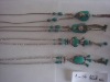 Wholesale Fashion necklace,Long necklace Elegant turquoise necklace accessory