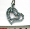 Wholesale Rhinestone Heart Necklace