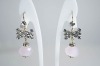 Wholesale Faceted Translucent Stone with Rhinestone Drop Earring Ladies Jewelry Accessories Earring