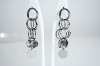 Wholesale Long Crossed Rings Hematite with Stamping Stick Jewelry Earring Ladies Jewelry Accessories Earring