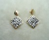 Square Crystal Chandelier Earring