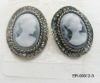 classic style beauty head ear stud