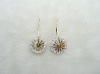 Crystal Flower Chandelier Earring