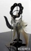 Fashion feather earring with chain
