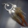 Fashion feather earring