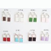 Wholesale fashion enamel stud earrings/young ladies jewelry