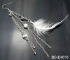 Wholesale Fashion feather earring