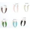 Wholesale horned enamel stud earrings/young ladies jewelry
