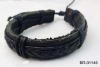 Wholesale 2011 hot sell leather wristband