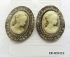 Wholesale classic style beauty head ear stud