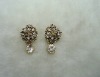 Wholesale Flower Crystal Chandelier Earring