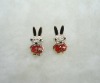 Cartoon Crystal Stud Earring