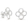 Shining Silver Stud Earring