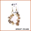 rhinestone earring