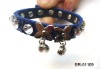 Wholesale 2011 hot sell leather charm bracelet