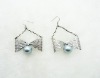 Pearl Bowknot Chandelier Earring