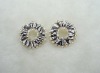 Round Acrylic Stud Earring