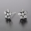 Wholesale Crystal Flower Stud Earring
