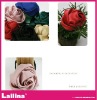 Wholesale Fashion charming large flower ball hair ring
