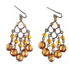 Wholesale Fashion alloy earring eith crystal