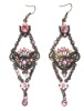 Wholesale Fashion alloy earring with diamond