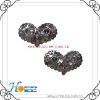 Wholesale children lovely crystal shoe flower
