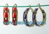 Wholesale Unique resin &diamond earring