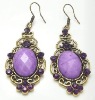 Wholesale Fashion alloy earring with diamond