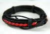 Wholesale Lady Bracelet/Pu leather bracelet/webbing bracelet/weave bracelet/fashion bracelet/latest bracelet
