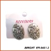 rhinestone earring