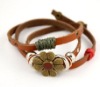 Wholesale Lady Bracelet/Pu leather bracelet/webbing bracelet/weave bracelet/fashion bracelet/latest bracelet