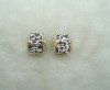 Wholesale Gold Square Stud Earring