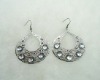 Crystal Moon Chandelier Earring