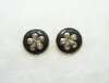 Round Enamel Stud Earring