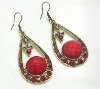 Wholesale Fashion alloy earring with diamond