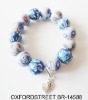 fashion beaded bracelet with charms 2011