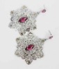 Wholesale Fashion alloy earring with diamond