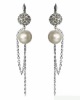Wholesale Fashion pearl earring with crystal