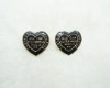 Wholesale Heart Letter Stud Earring