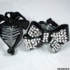 Bow tie plastic banana clip,fashion hair acceaaories