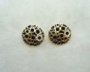 Wholesale Round Rhinestone Stud Earring