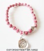 Wholesale fashion beaded bracelet with charms 2011