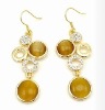 Wholesale Fashion alloy earring with diamond