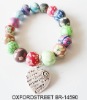 Wholesale fashion beaded bracelet with charms 2011