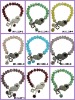 Wholesale Charm beaded bracelet with fashion love heart